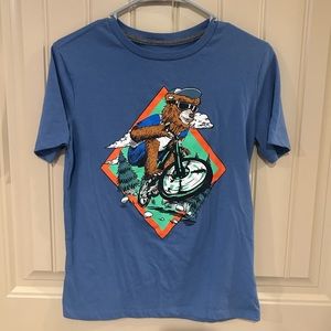 blue old navy bear shirt boys size XL 14-16 new without tags